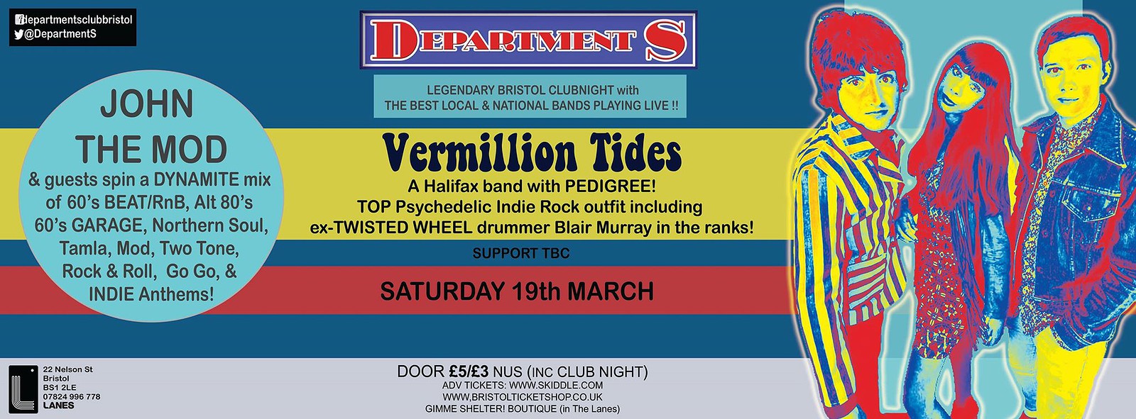 Department S Club Night at The Lanes