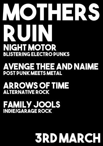 Night Motor at Mothers Ruin