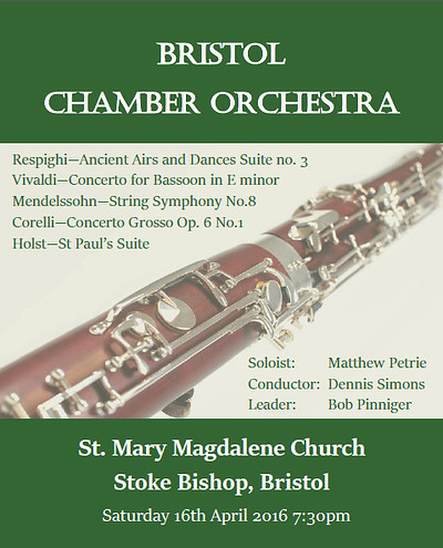 Bristol Chamber Orchestra at St. Mary Magdalene Church