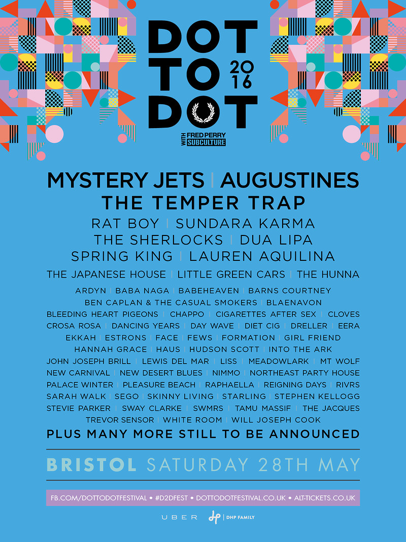 DOT TO DOT FESTIVAL 2016 at Various venues  around Bristol