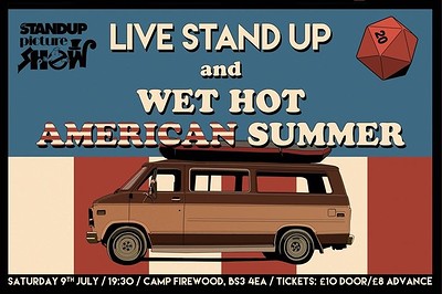 standup + Wet Hot American Summer at Windmill Hill City Farm