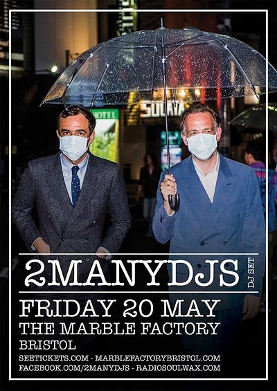 2MANYDJS  + Lune at The Marble Factory