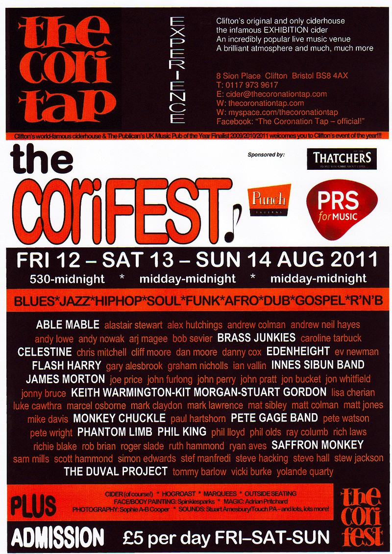 The Corifest at The Coronation Tap