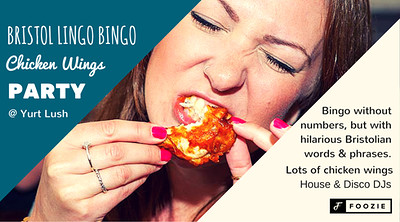 Bingo Wings at Yurt Lush