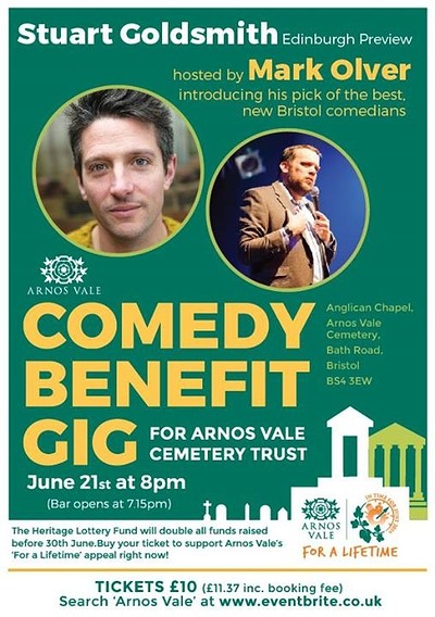 Stu Goldsmith/Mark Olver: Comedy Benefit Gig at Anglican Chapel, Arnos Vale Cemetery
