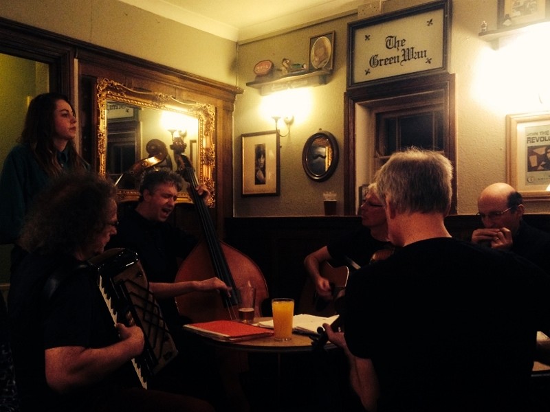 Blue Badgers at Green Man Kingsdown