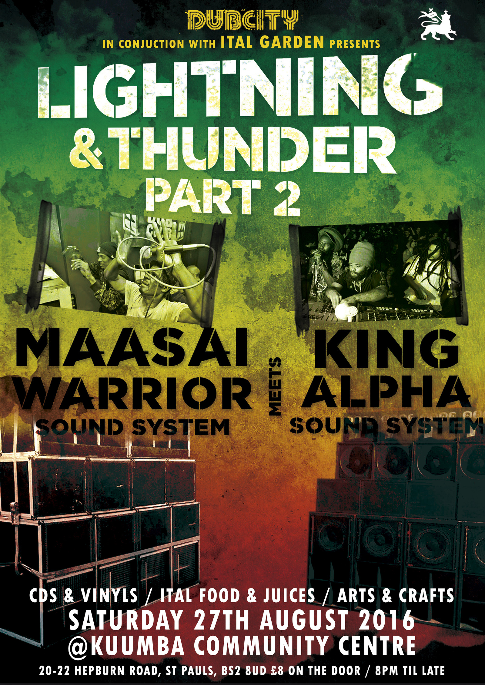 Maasai Warrior meets King Alpha at Kuumba