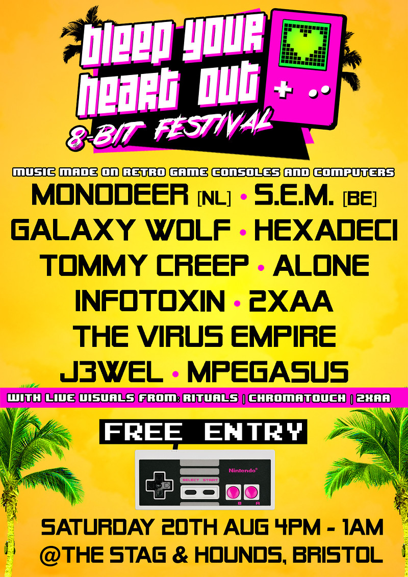 Bleep Your Heart Out Bristol 8-bit Fest at The Stag And Hounds