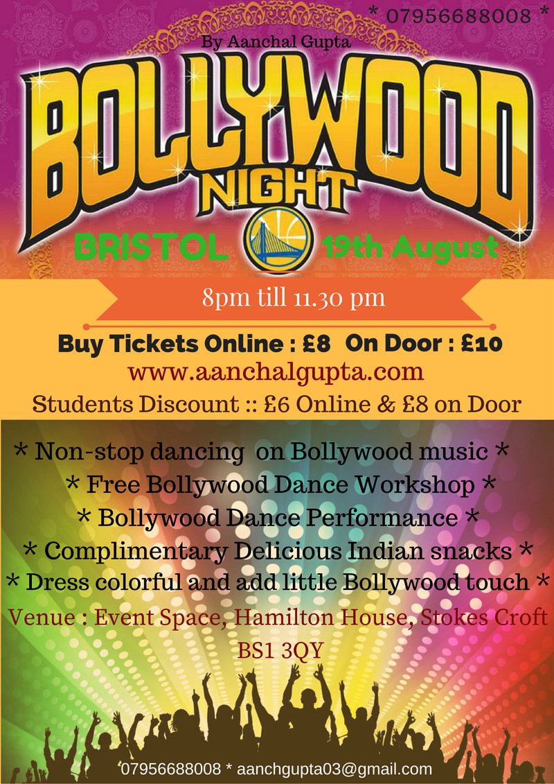 Bristol Bollywood Dance Night Bristol at Hamilton House