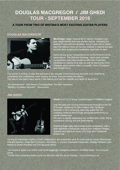 Douglas Macgregor and Jim Ghedi at All Hallows Hall