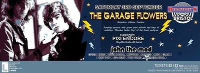 DEPARTMENT S CLUB NIGHT 'The Garage Flowers' plus at The Lanes