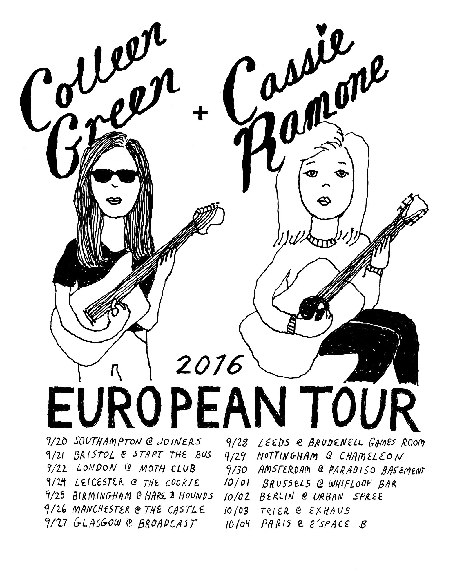 Colleen Green & Cassie Ramone at Start The Bus