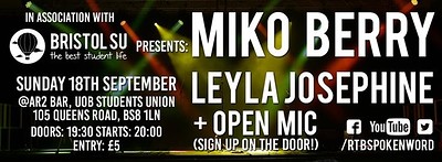 Raise the Bar Spoken Word at Richmond Building, AR2 Bar