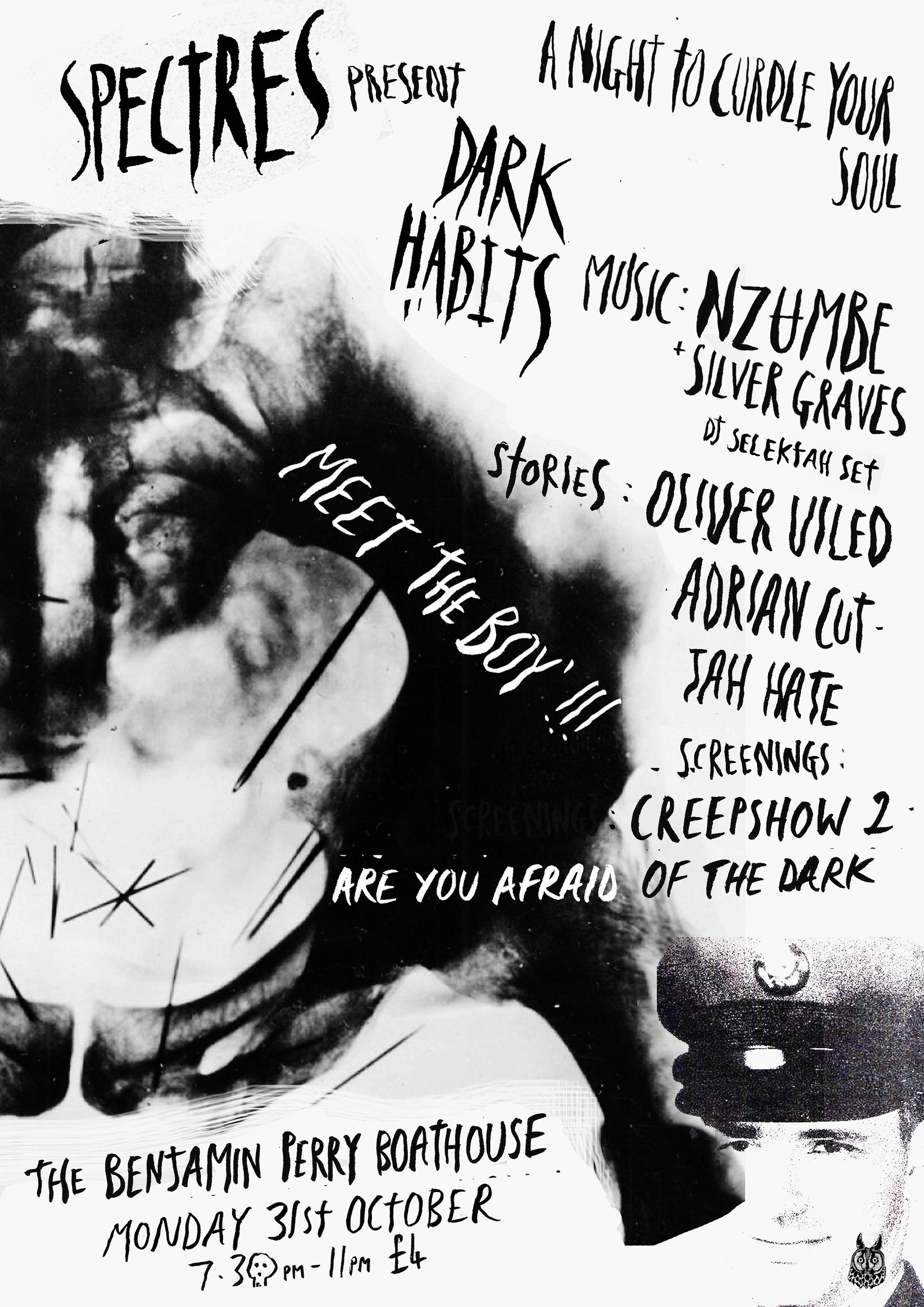 Spectres presents Dark Habits at Benjamin Perry Boathouse