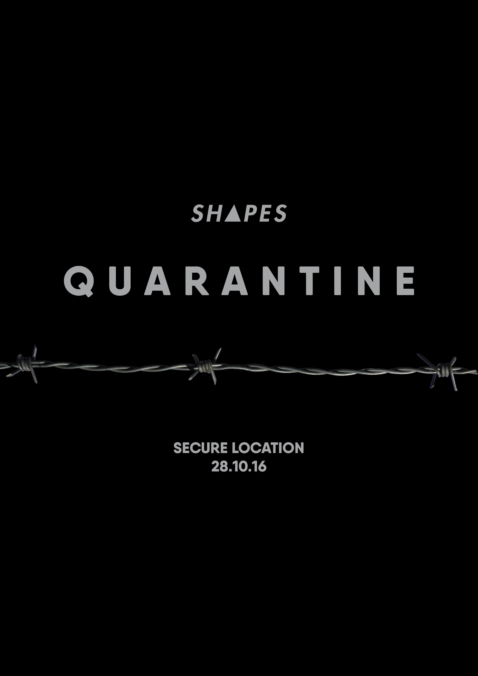 Shapes Presents: Quarantine w/ Ryan Elliott at Secure Location