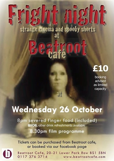 Fright night with Beat Films at Beatroot Cafe