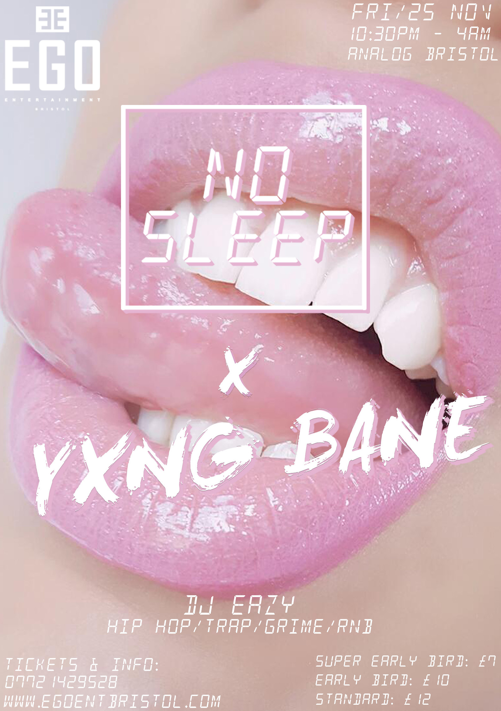 No Sleep x Yxng Bane at Analog Bristol