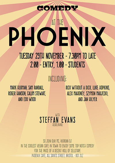 Comedy at the Phoenix at Phoenix Arts Hub