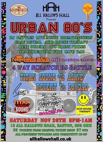 URBAN 80's at All Hallows Hall