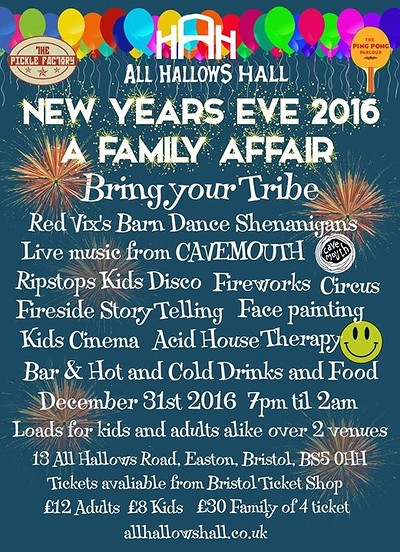 NYE A Family Affair at All Hallows Hall
