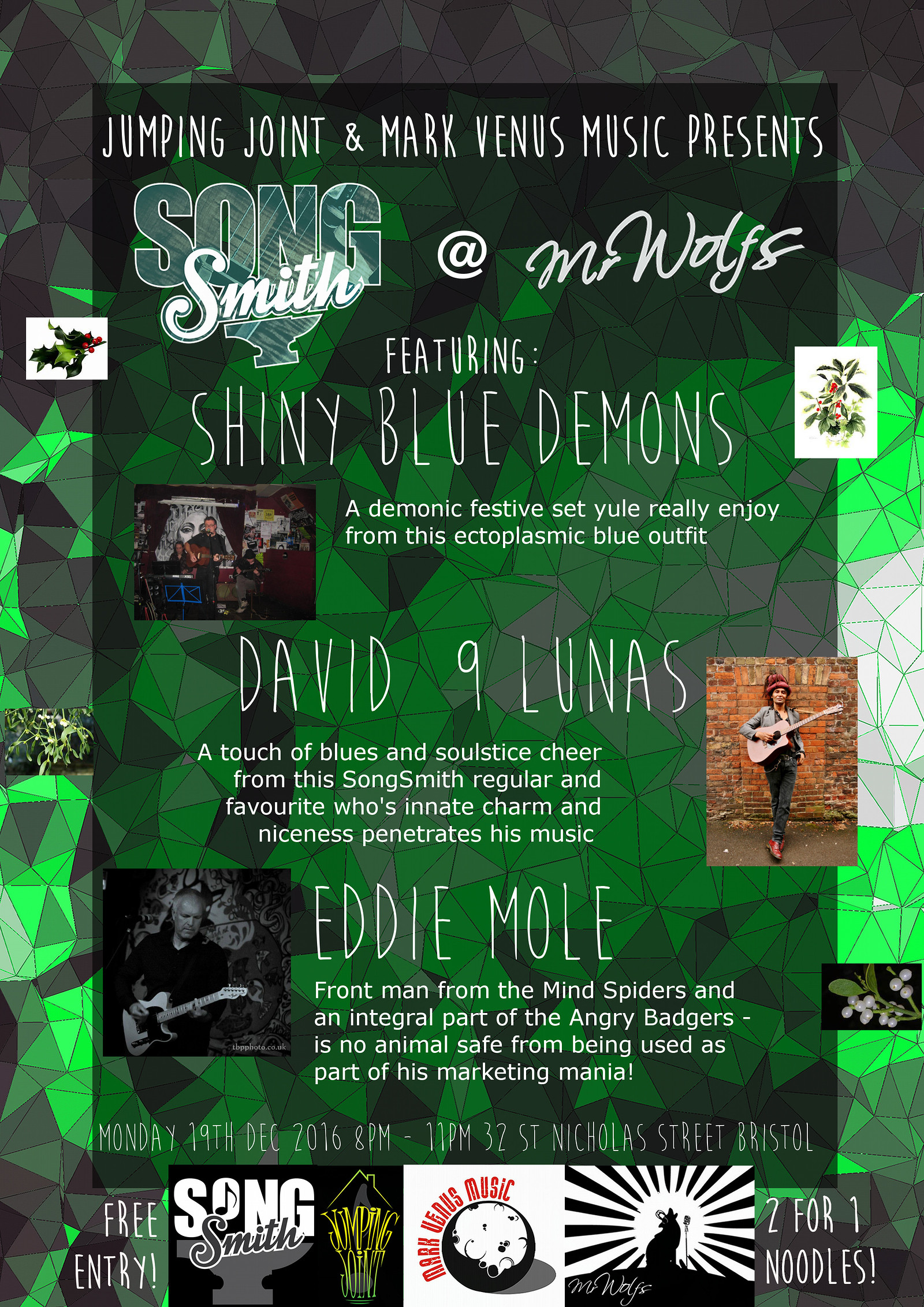 SongSmithSongSmith Yule @Mr Wolf's at Mr Wolfs
