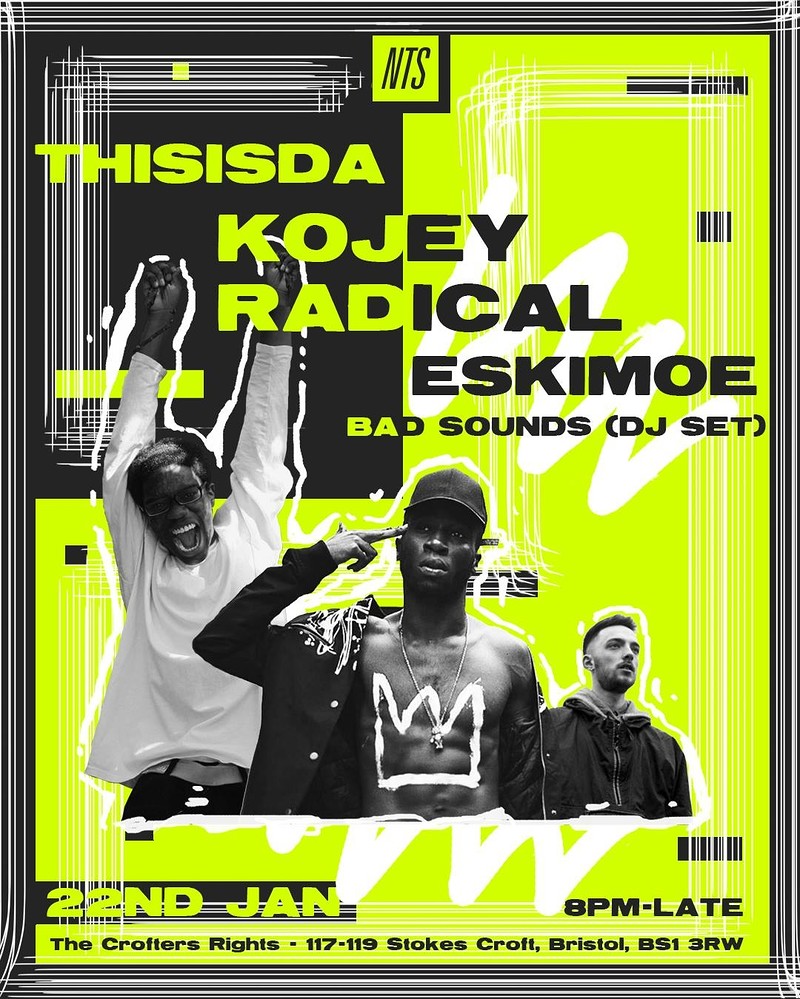 Kojey Radical, ThisisDA, Eskimoe at Crofters Rights