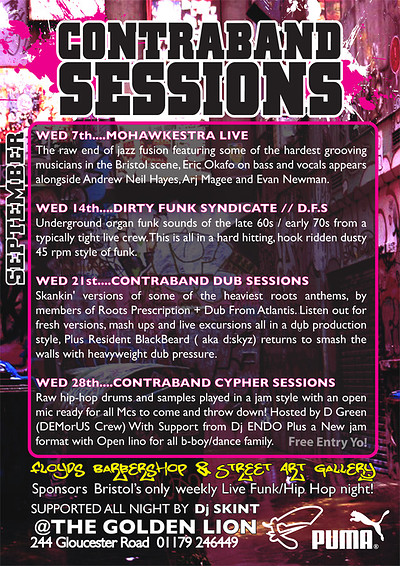 Contraband Cypher Sessions at The Golden Lion