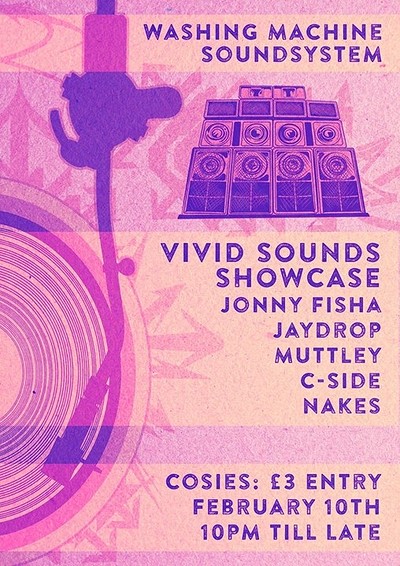 Washing Machine SoundSystem: Vivid Sounds Showcase at Cosies