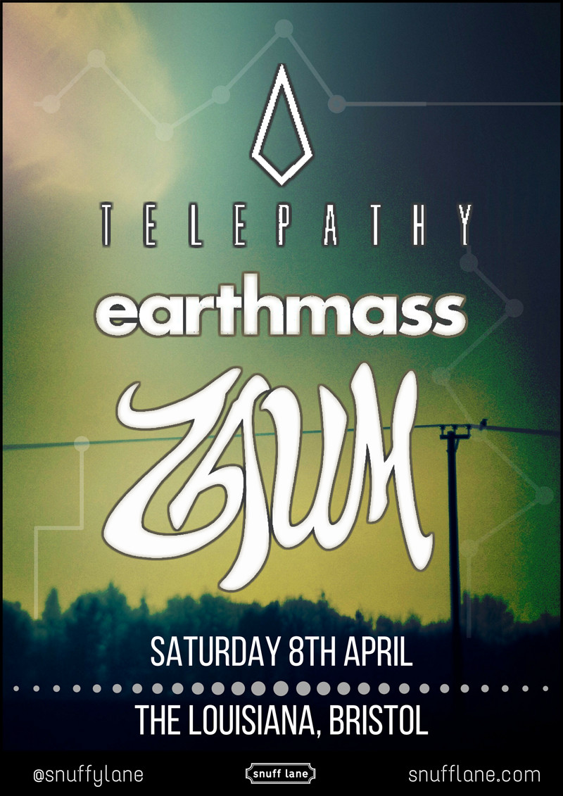 Telepathy // Earthmass // Zaum at The Louisiana