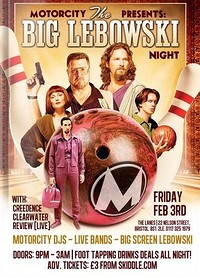 Motorcity - The Lanes Annual Big Lebowski Night at The Lanes