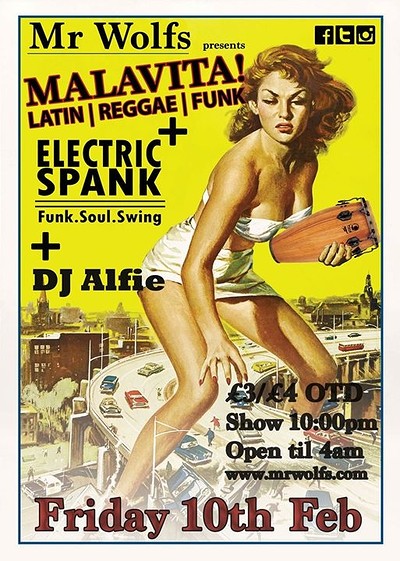 Malavita + Electric Spank at Mr Wolfs