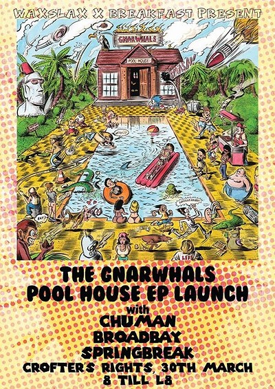 The Gnarwhals Pool House EP Launch at Crofters Rights