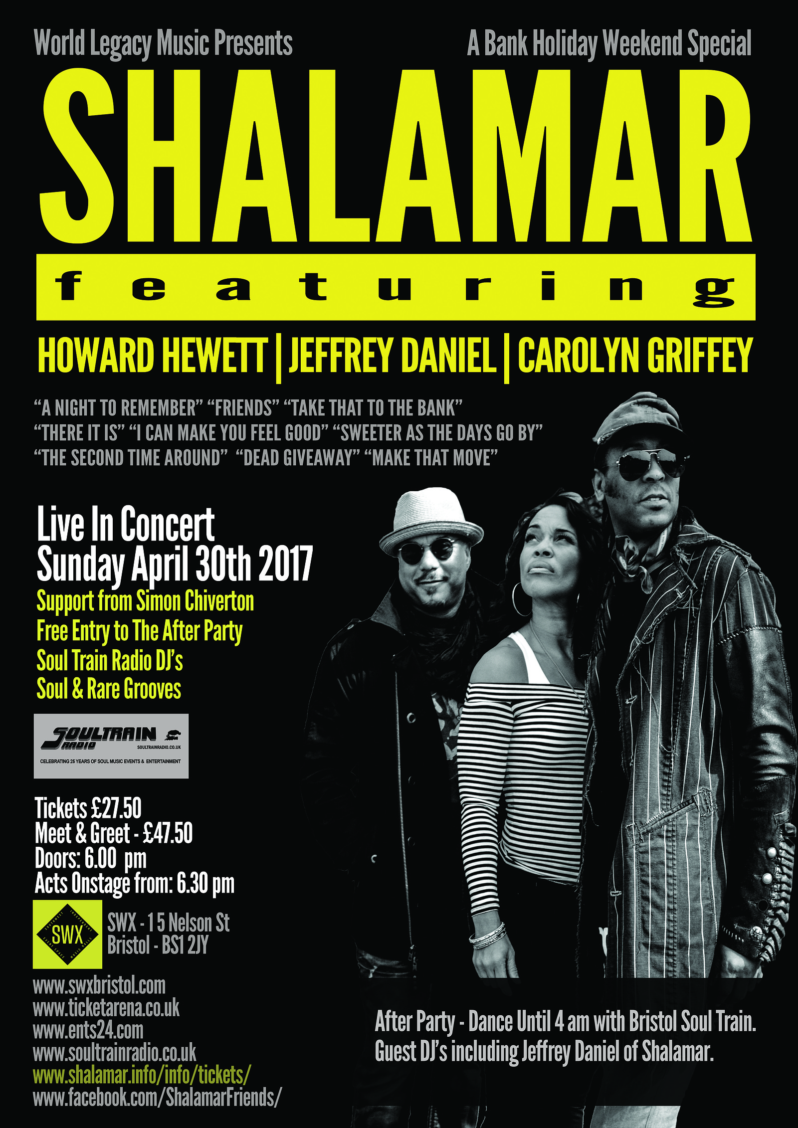 Shalamar In Bristol at Electric Bristol