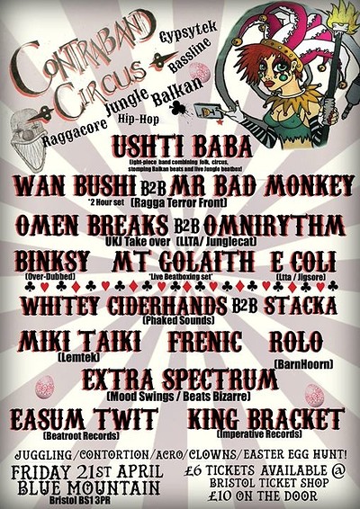 Contraband Circus Wan Bushi / Omen Breaks / more at Blue Mountain