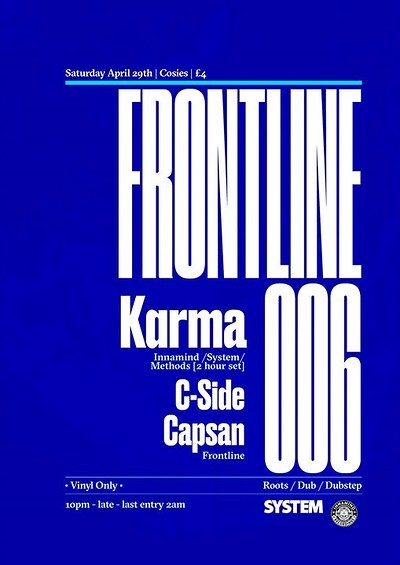 Frontline at Cosies