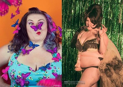 Dr. Sketchy's Bristol- Sea Of Blue at Purple Rose Tattoo Parlour