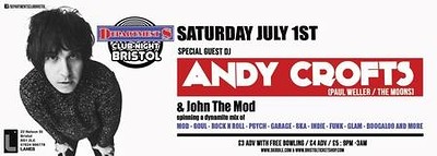 DEPARTMENT S CLUB NIGHT with ANDY CROFTS DJ SET at The Lanes