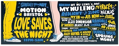 Love Saves The Night •, Sunday at Motion