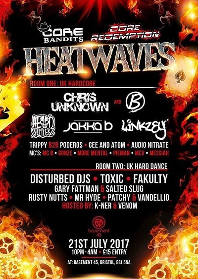 Core Bandits & Core Redemption Present at Basement 45