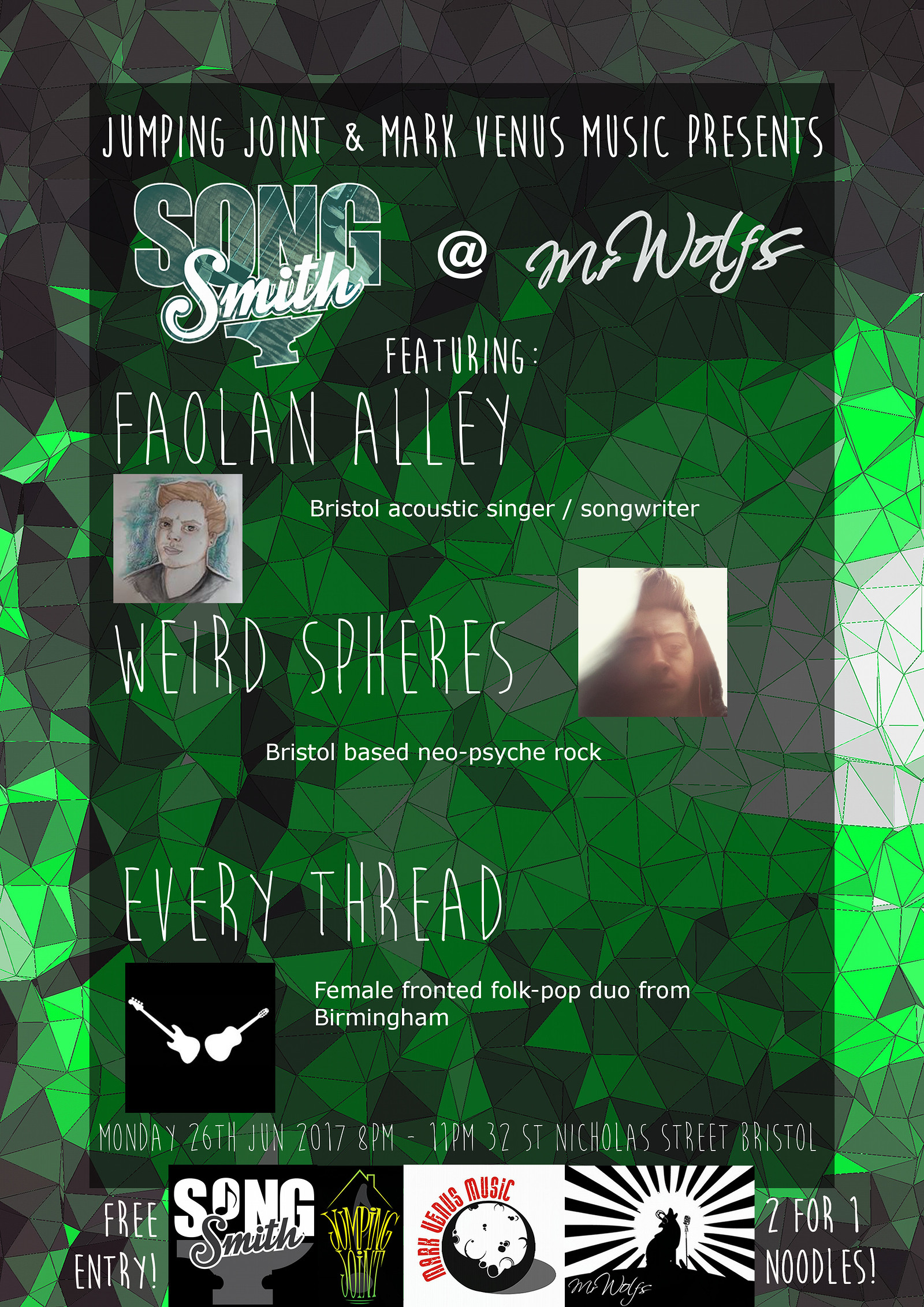 SongSmith ft Faolan Alley at Mr Wolfs