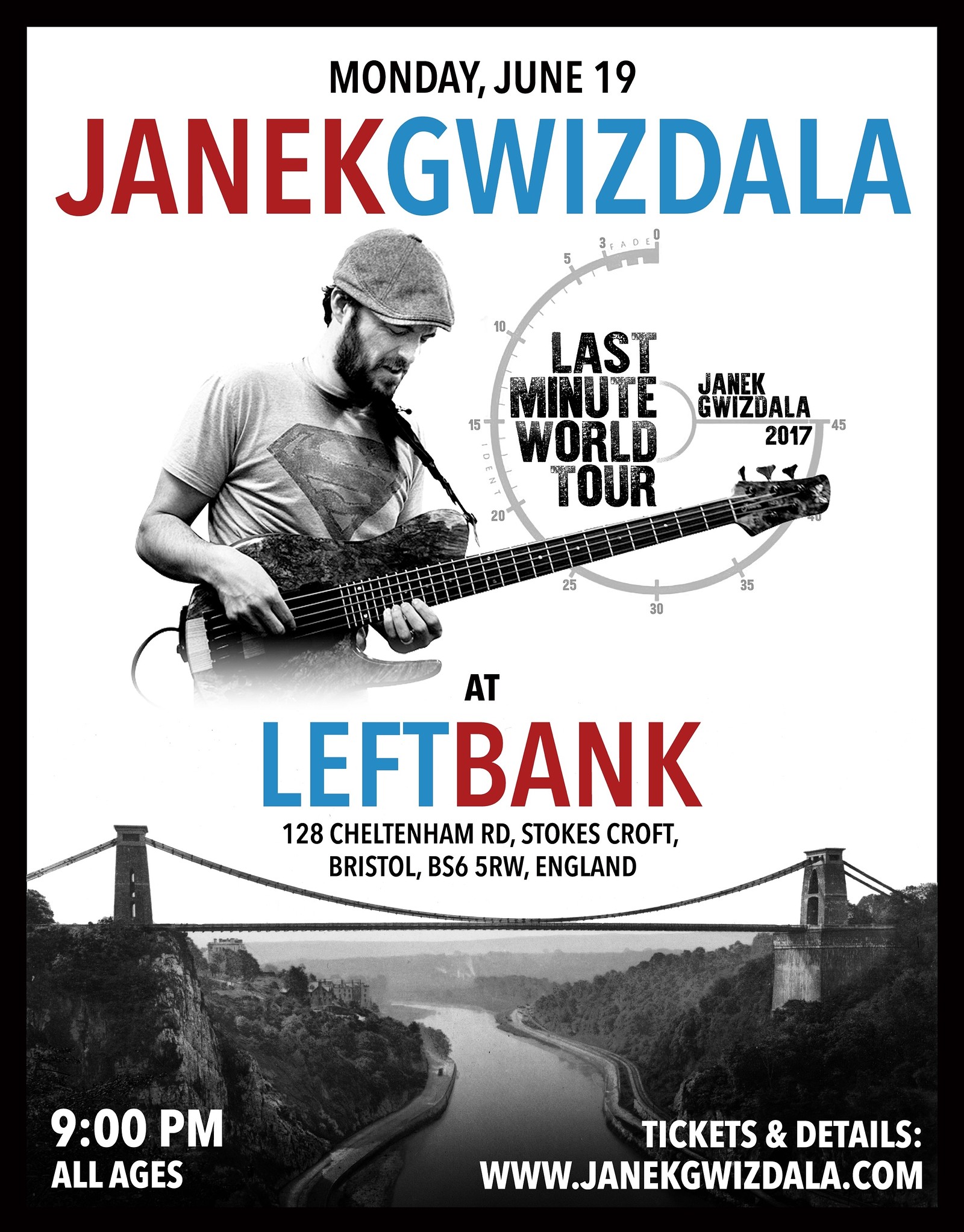 Janek Gwizdala -last minute world tour at LEFTBANK