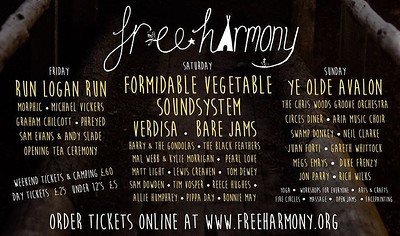 Free Harmony Festival 2017 at Radford Mill Farm