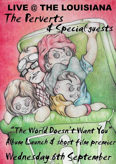 The Perverts/EP64/Gin Birkin & short film premier at The Louisana