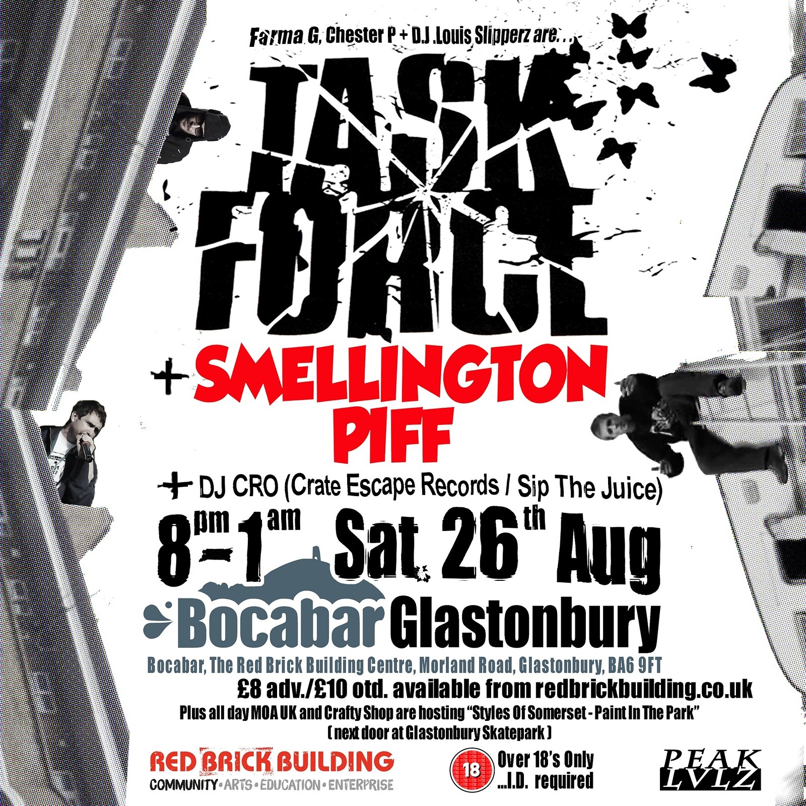 Task Force, Smellington Piff & DJ Cro at Boca Bar