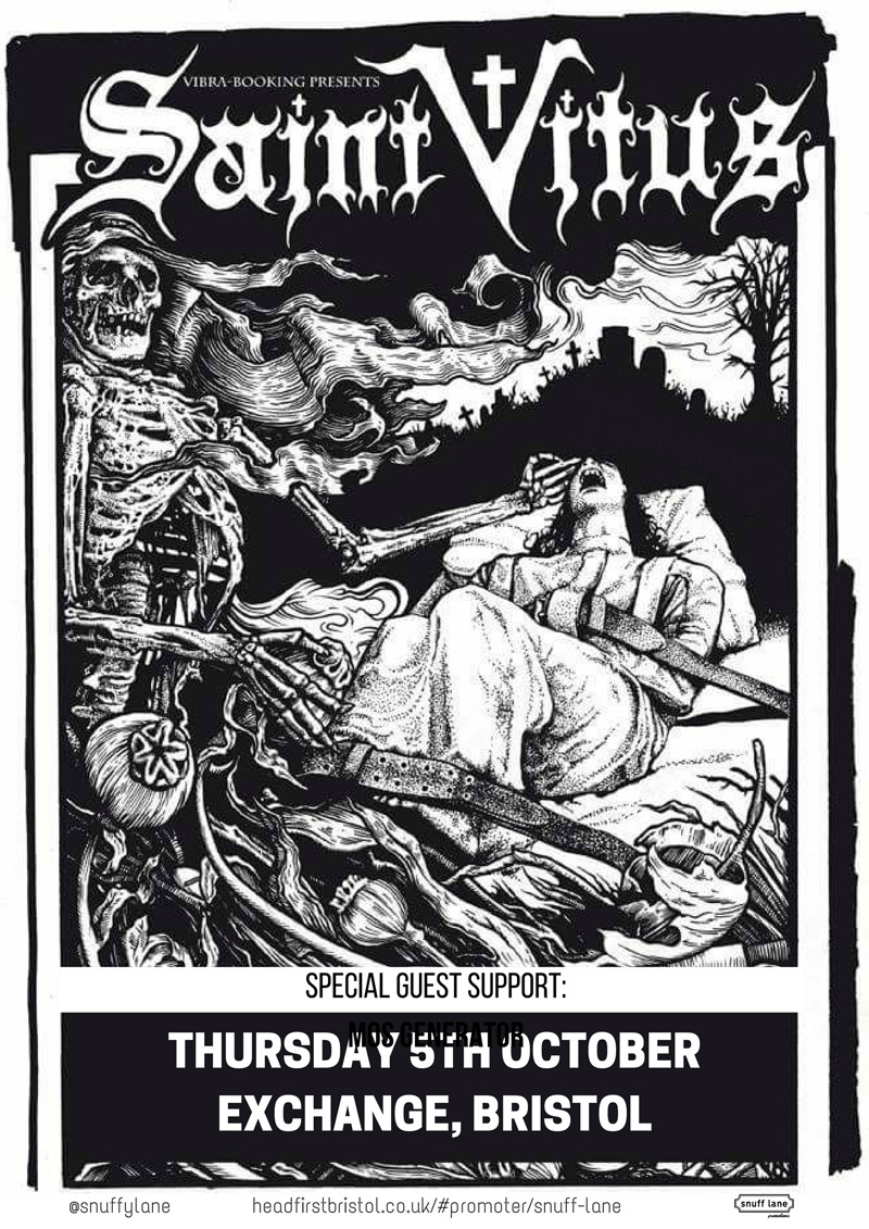 Saint Vitus  // Mos Generator // The Rollbars at Exchange