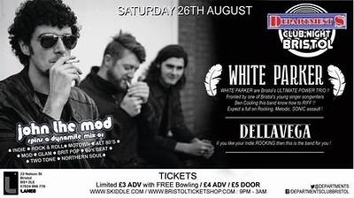 DEPARTMENT S CLUB NIGHT with WHITE PARKER at The Lanes
