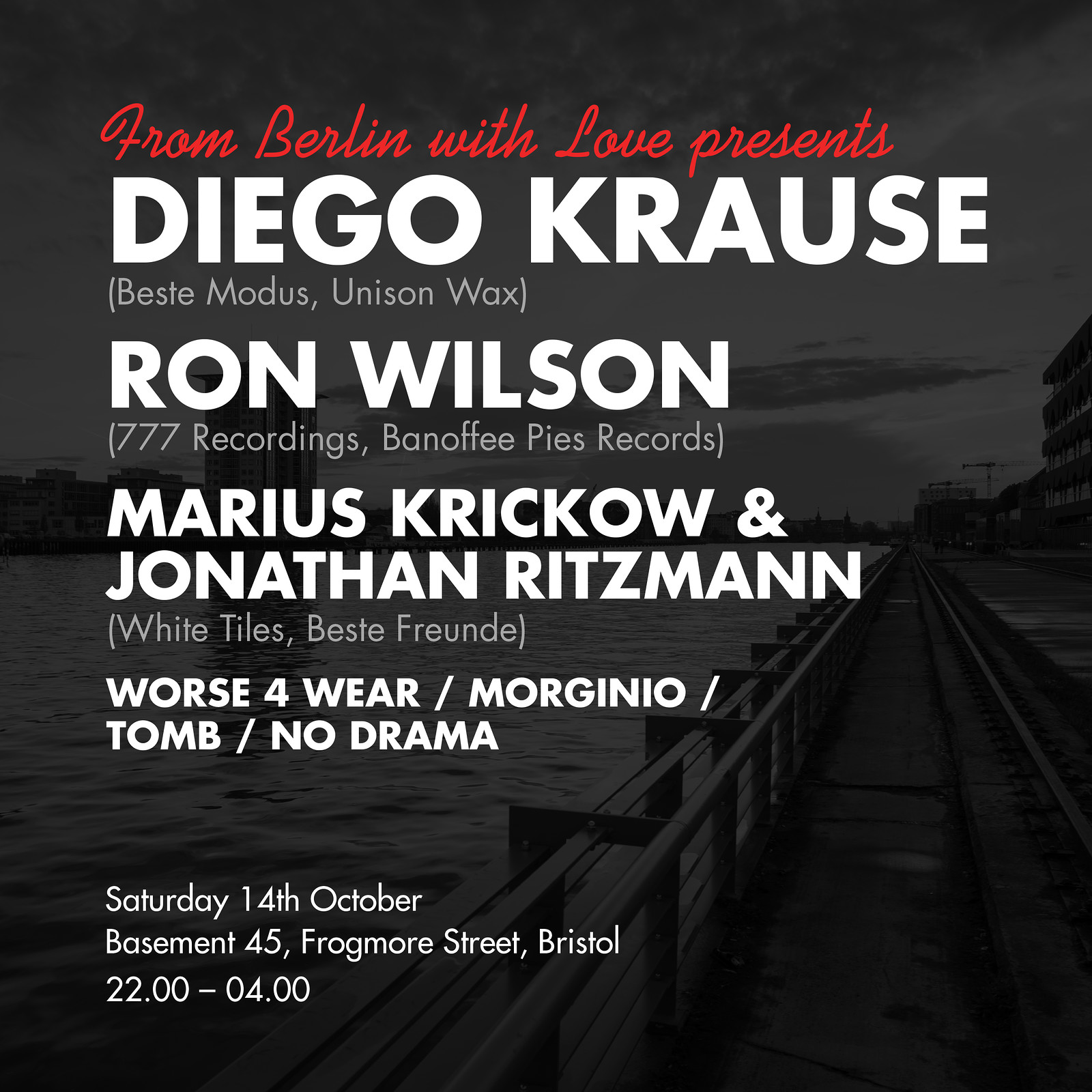 FBWL Presents: Diego Krause & Ron Wilson at Basement 45