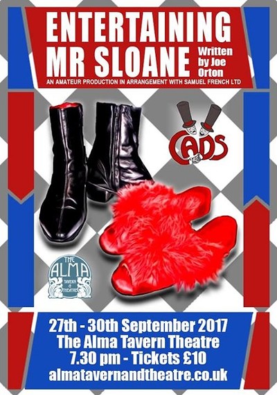 Entertaining Mr. Sloane at Alma Tavern & Theatre