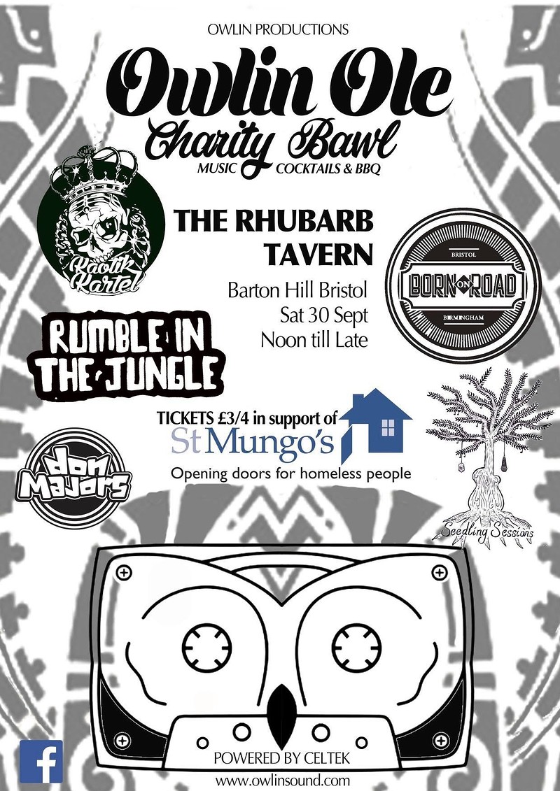 Owlin Ole Charity Bawl at The Rhubard Tavern, Barton Hill, Bristol.