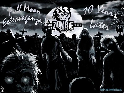 Zombie Walk 10 Years Full Moon Extravaga at The Attic Bar